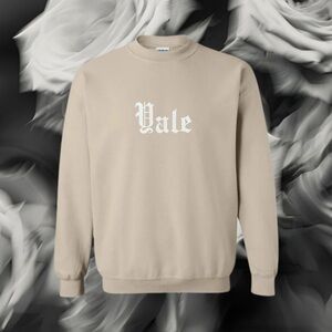 Yale Embroidered Custom College Crewneck